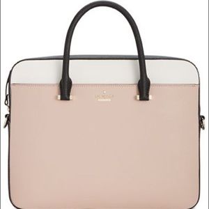 Kate Spade Pink Saffiano 13in Laptop Bag